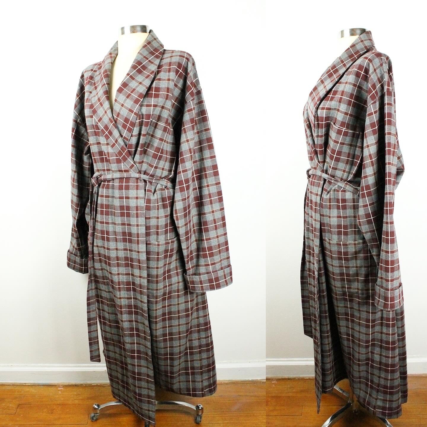 90s Plaid L.L. Bean Robe