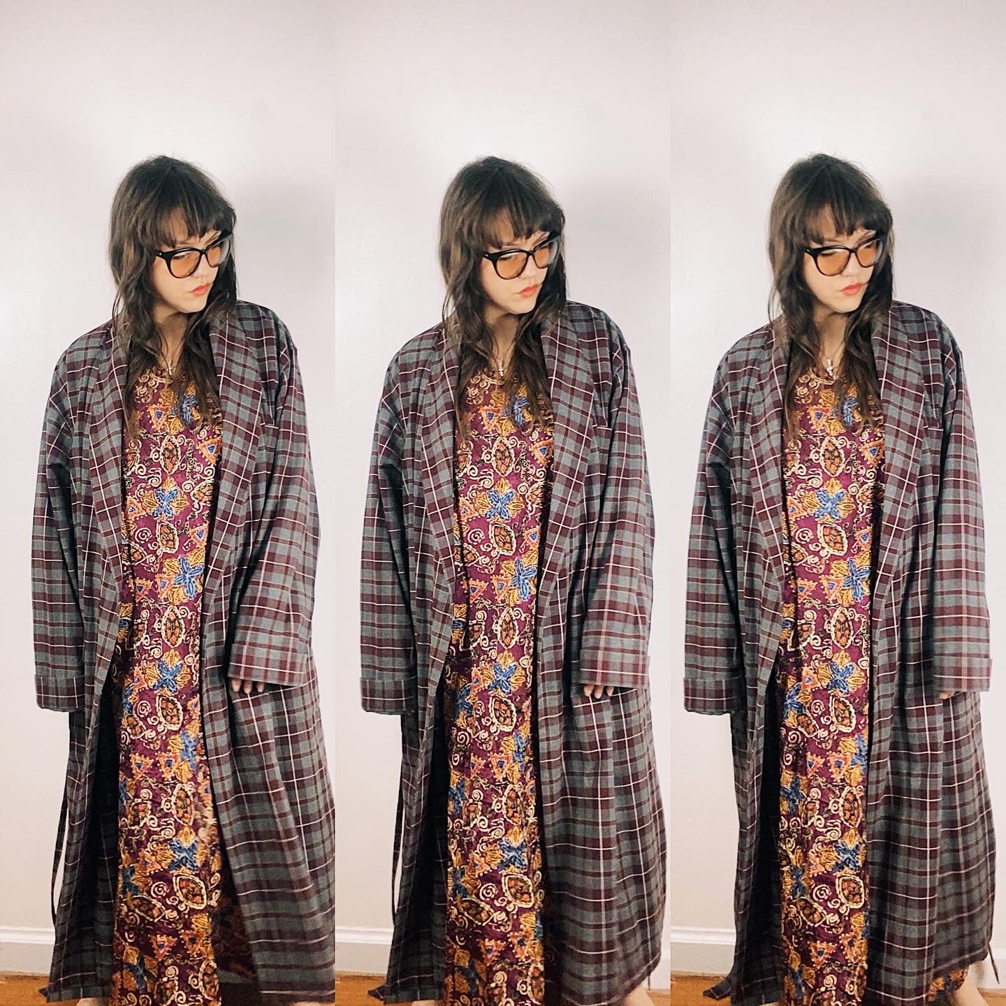 90s Plaid L.L. Bean Robe