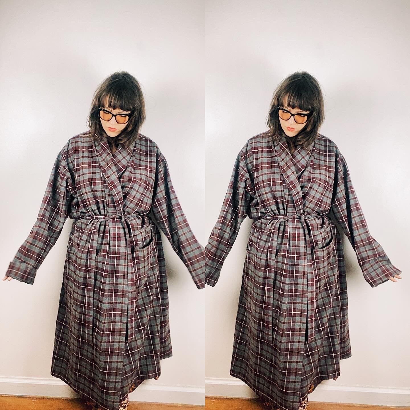 90s Plaid L.L. Bean Robe
