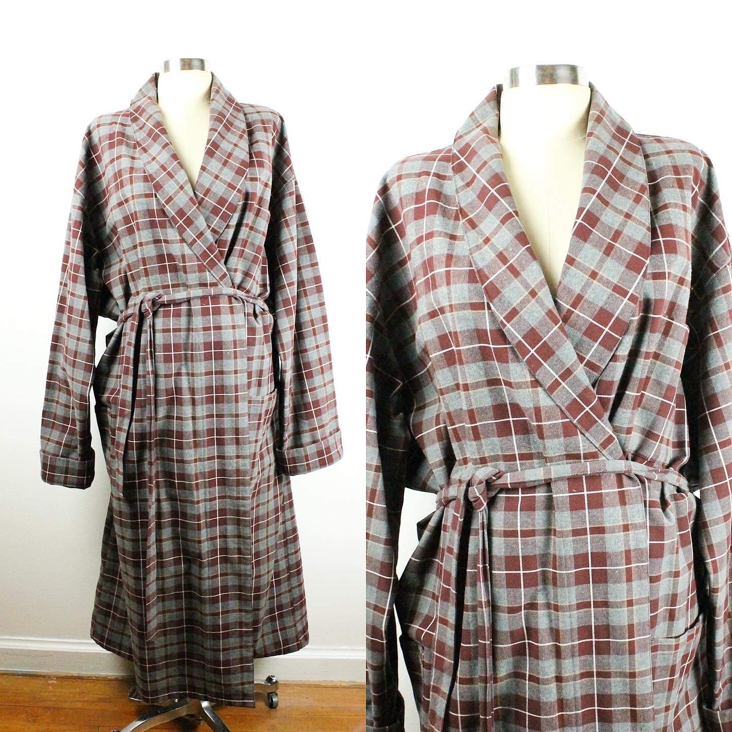 90s Plaid L.L. Bean Robe