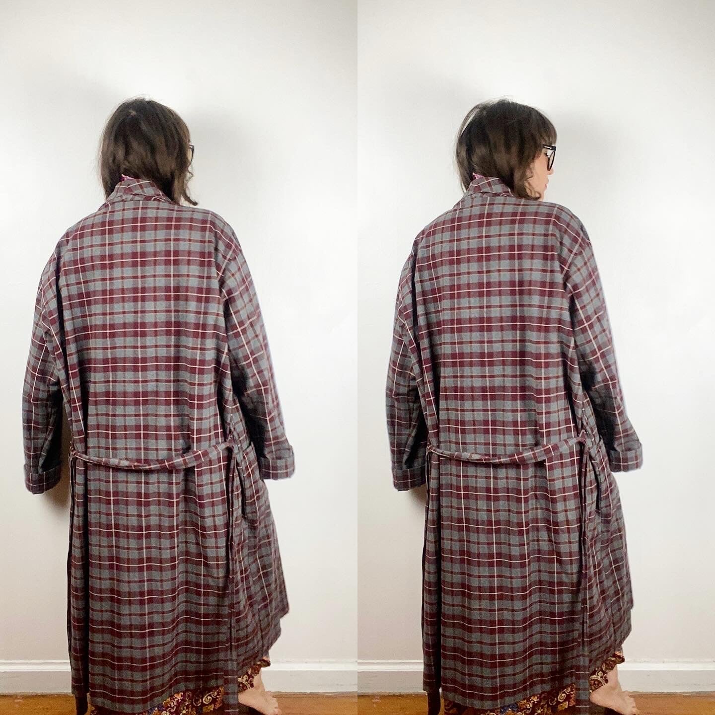 90s Plaid L.L. Bean Robe