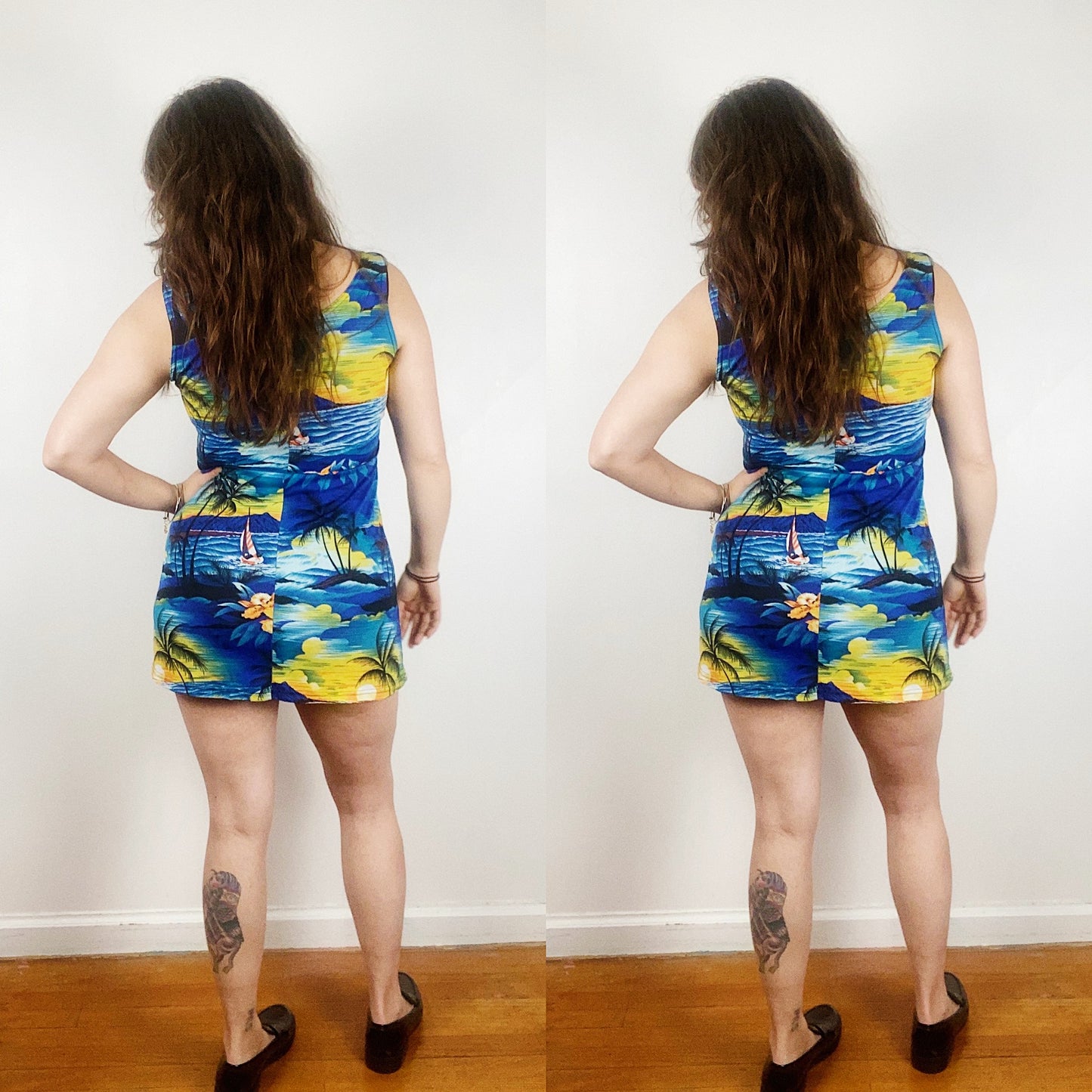 80s Tropical Vaca Dress