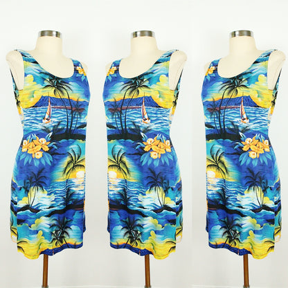 80s Tropical Vaca Dress