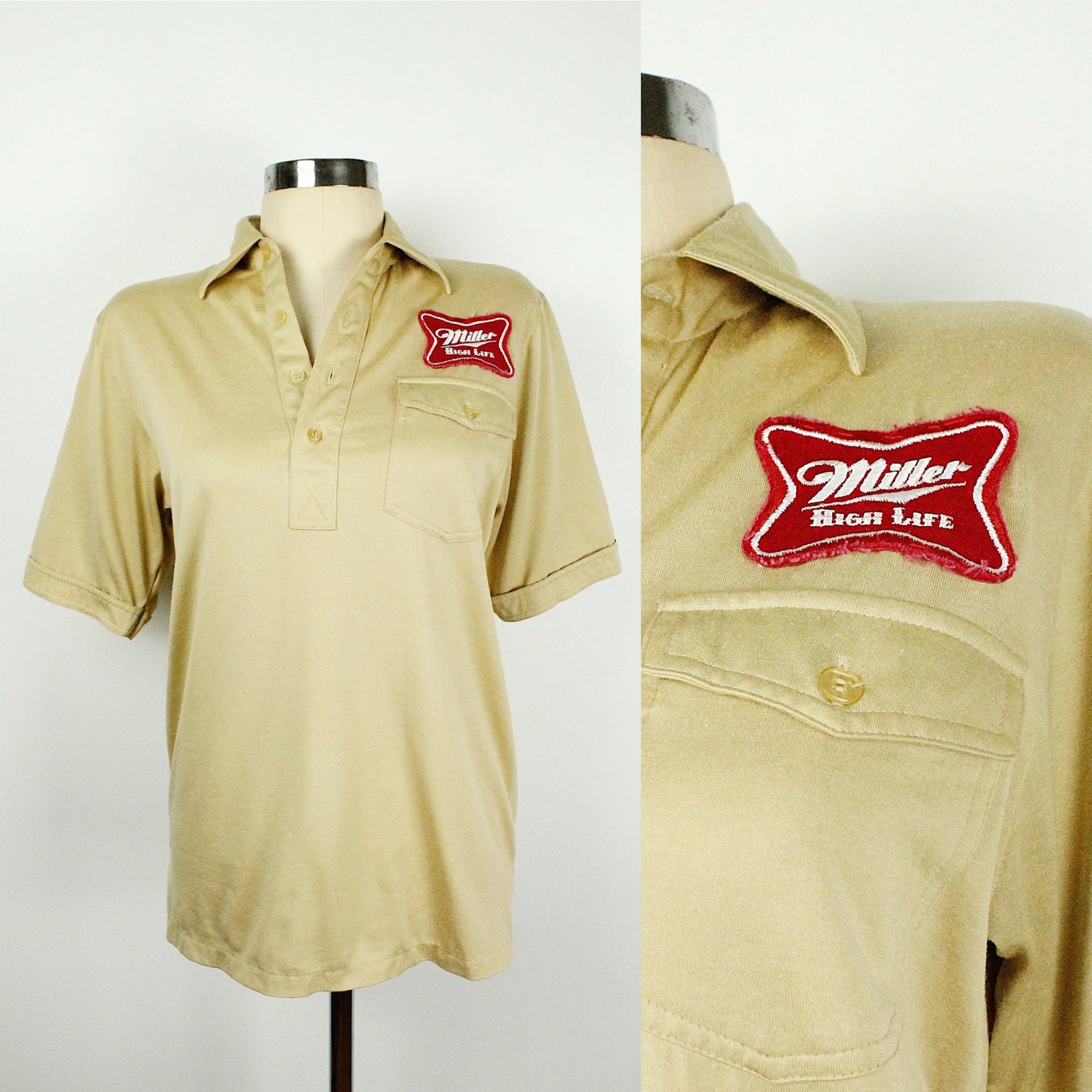 60s Beige Miller High Life Shirt