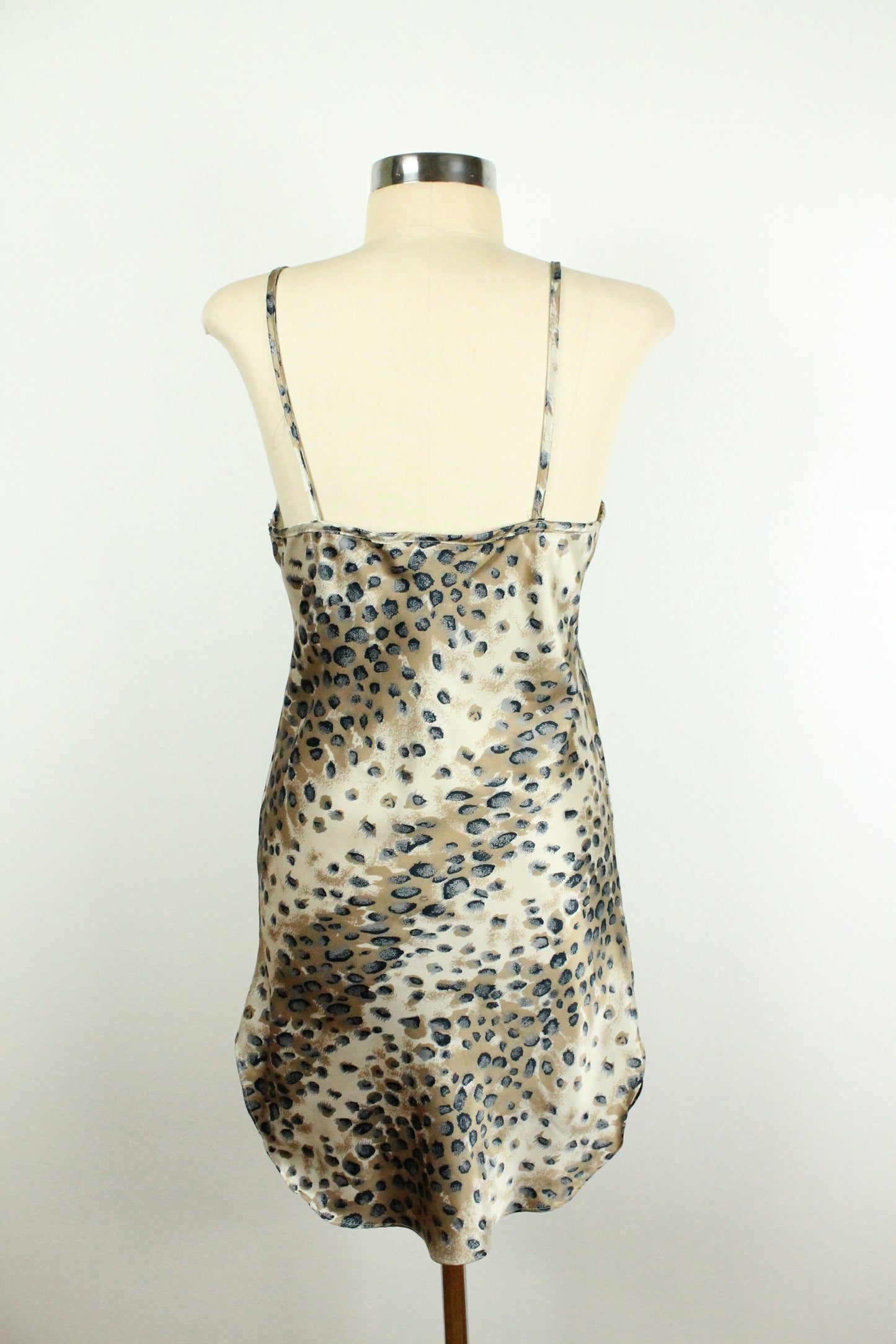 80s Leopard Slip Dress