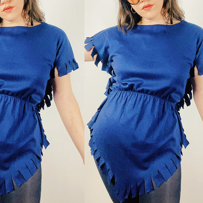 80s/90s Navy Blue Pan Tunic