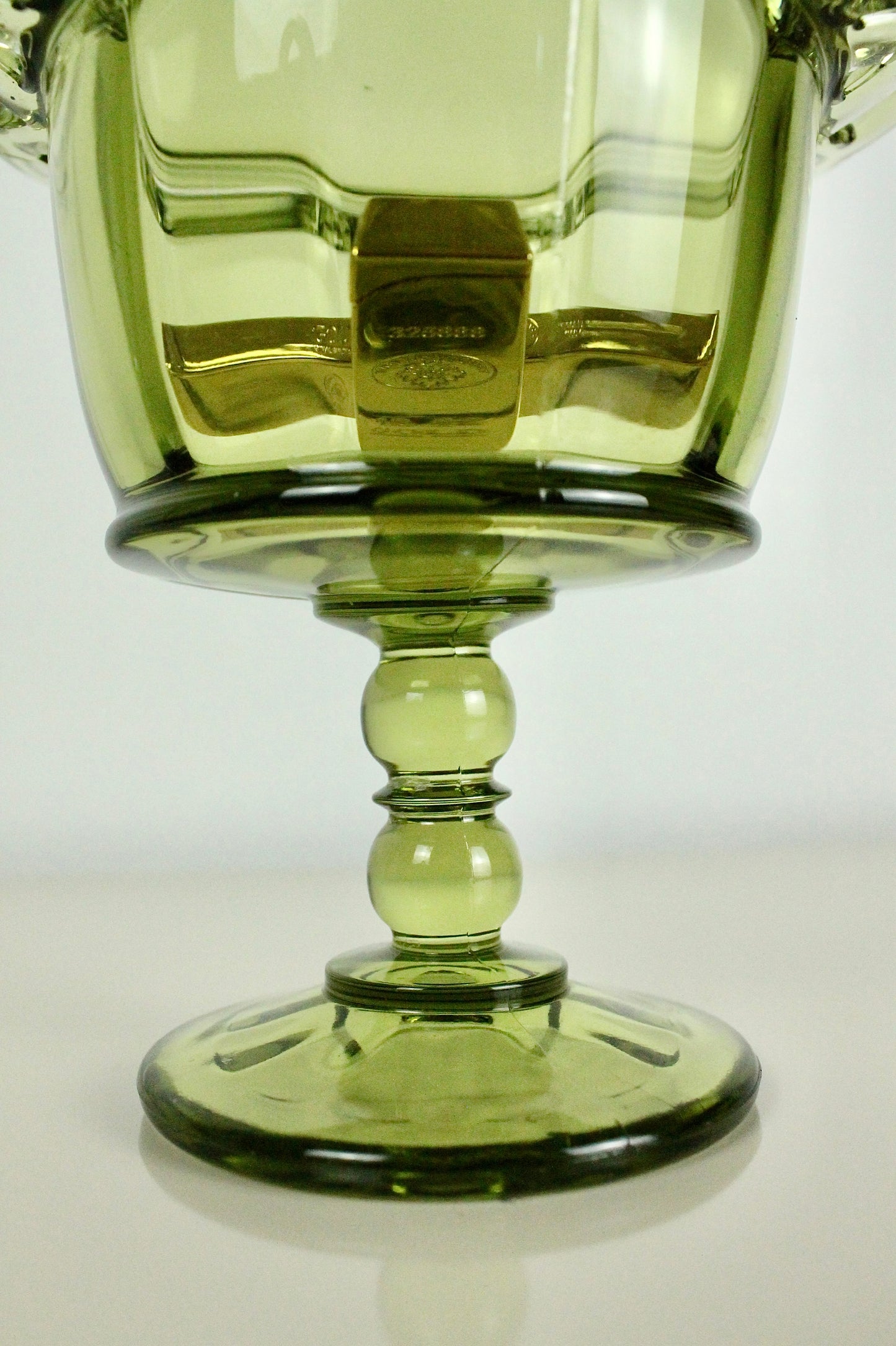 70s Green Glass Vessel