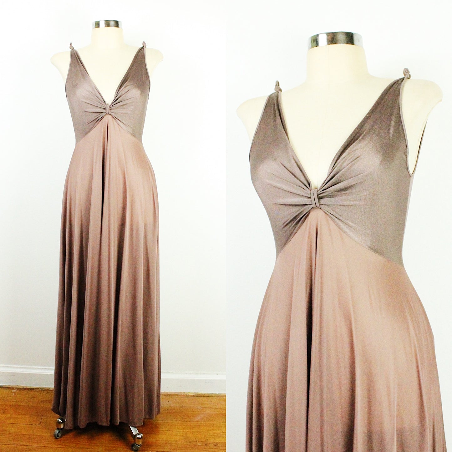 70s Brown Two Piece Slipset