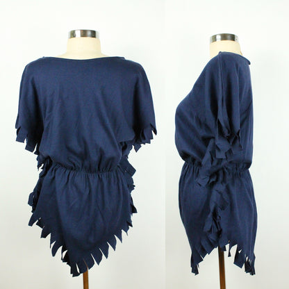 80s/90s Navy Blue Pan Tunic