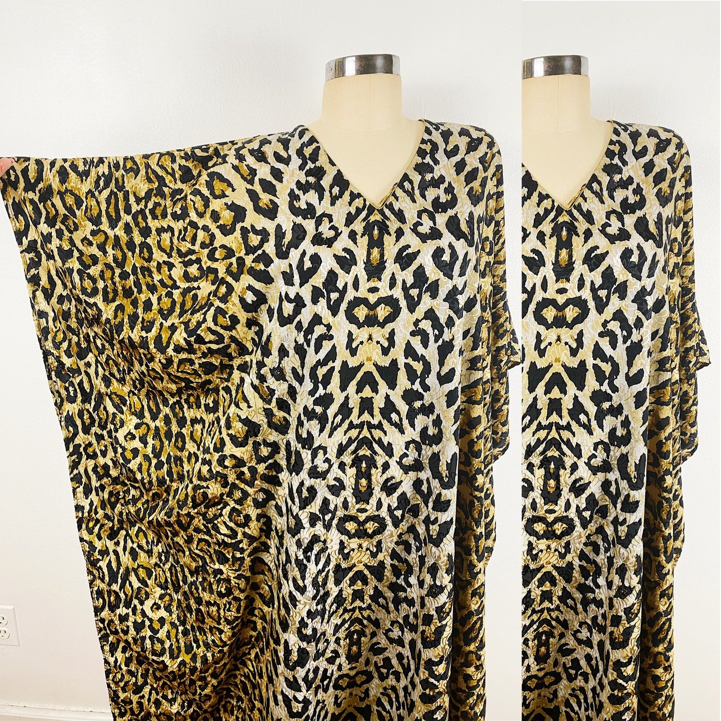 80s Leopard Caftan