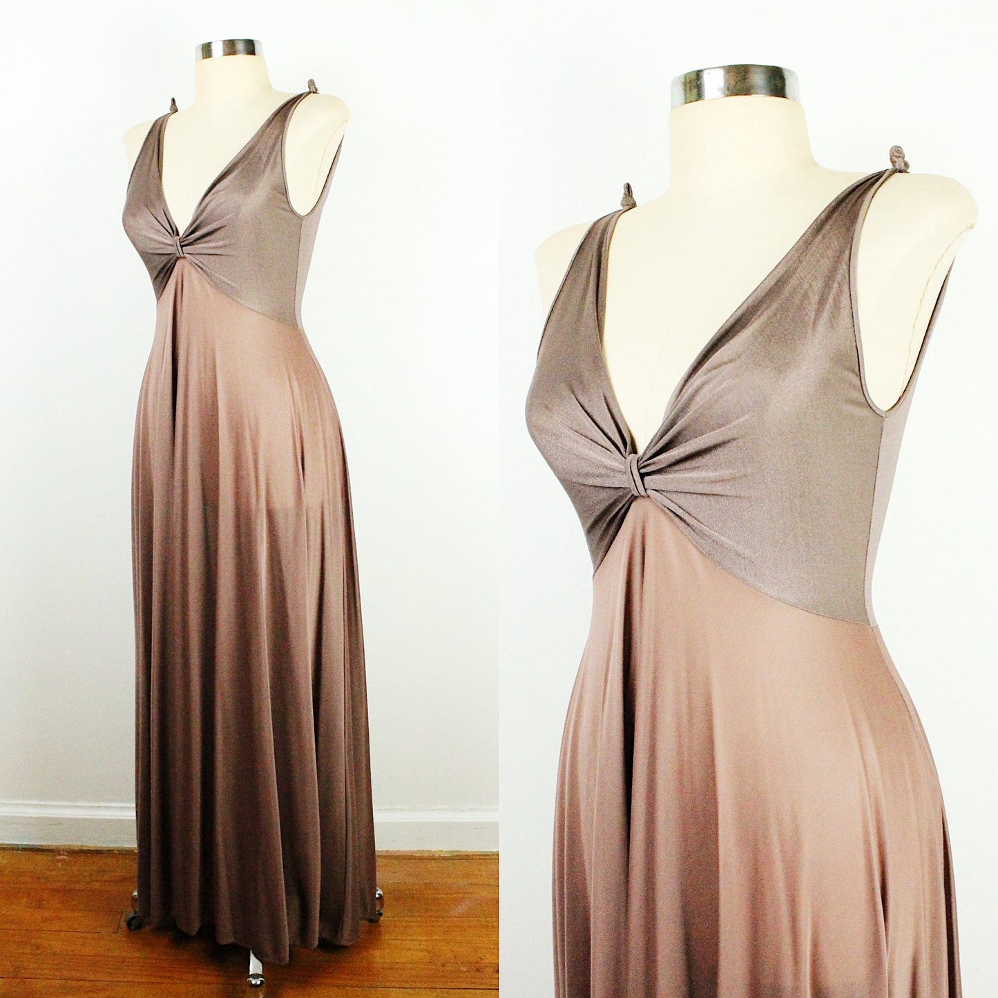 70s Brown Two Piece Slipset