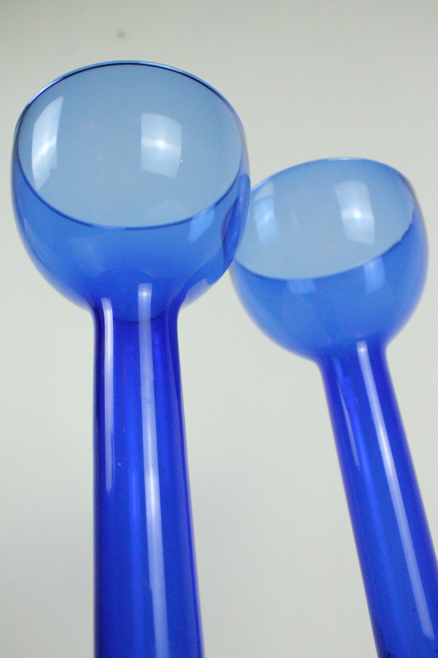 Cobalt Glass Flute Set