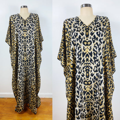 80s Leopard Caftan