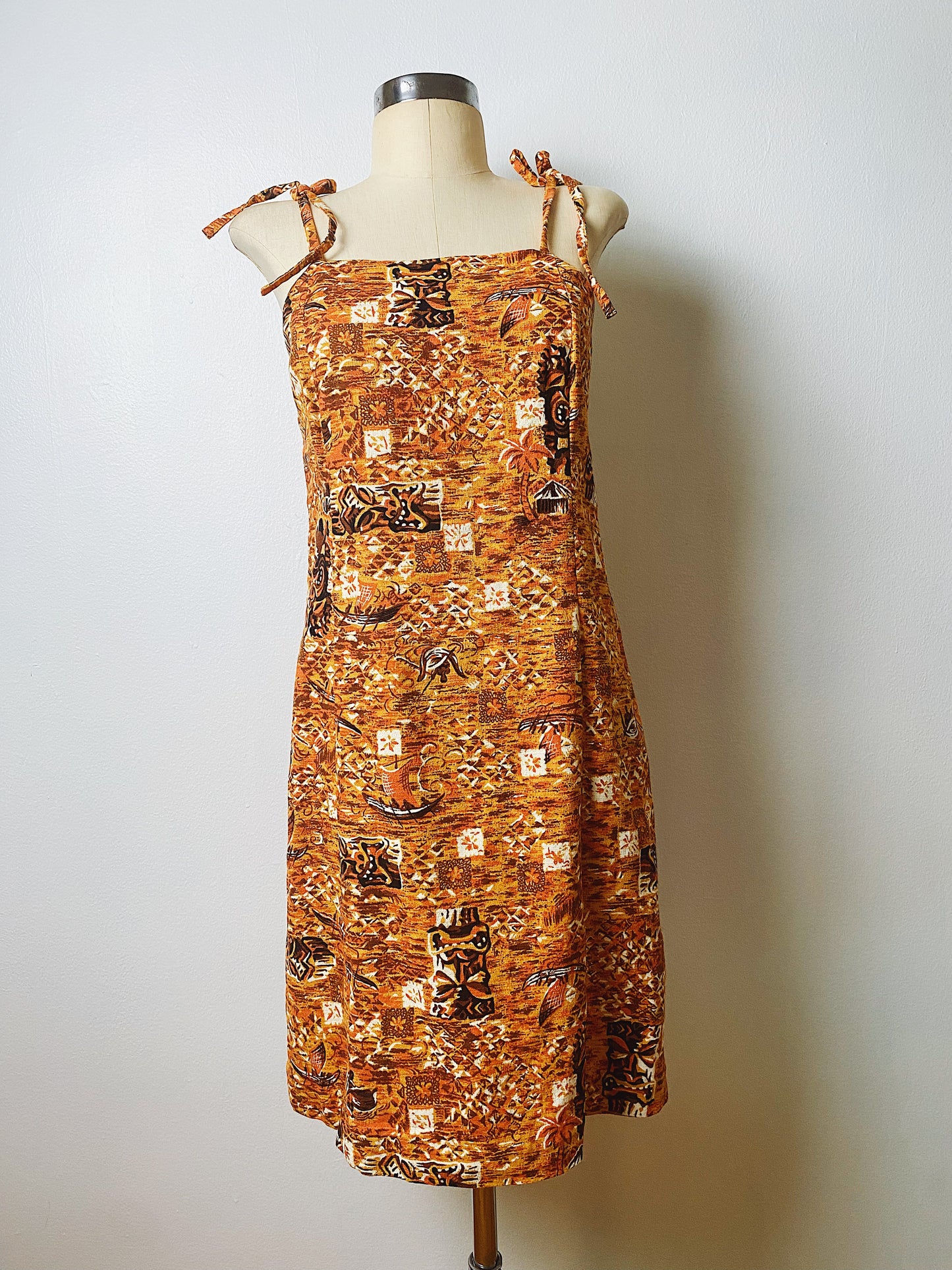 1990s Isaac Mizrahi Tiki Dress