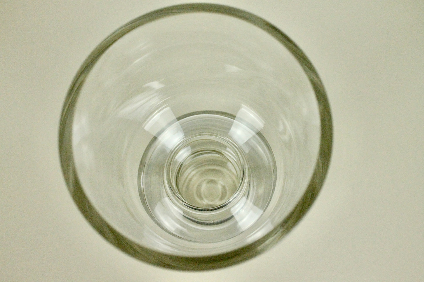 Heavy Ripple Danish Glass Vase