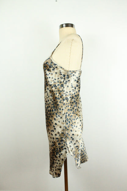 80s Leopard Slip Dress