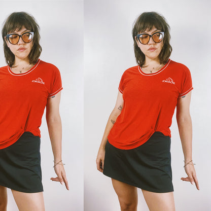 80s Red Jordache Top