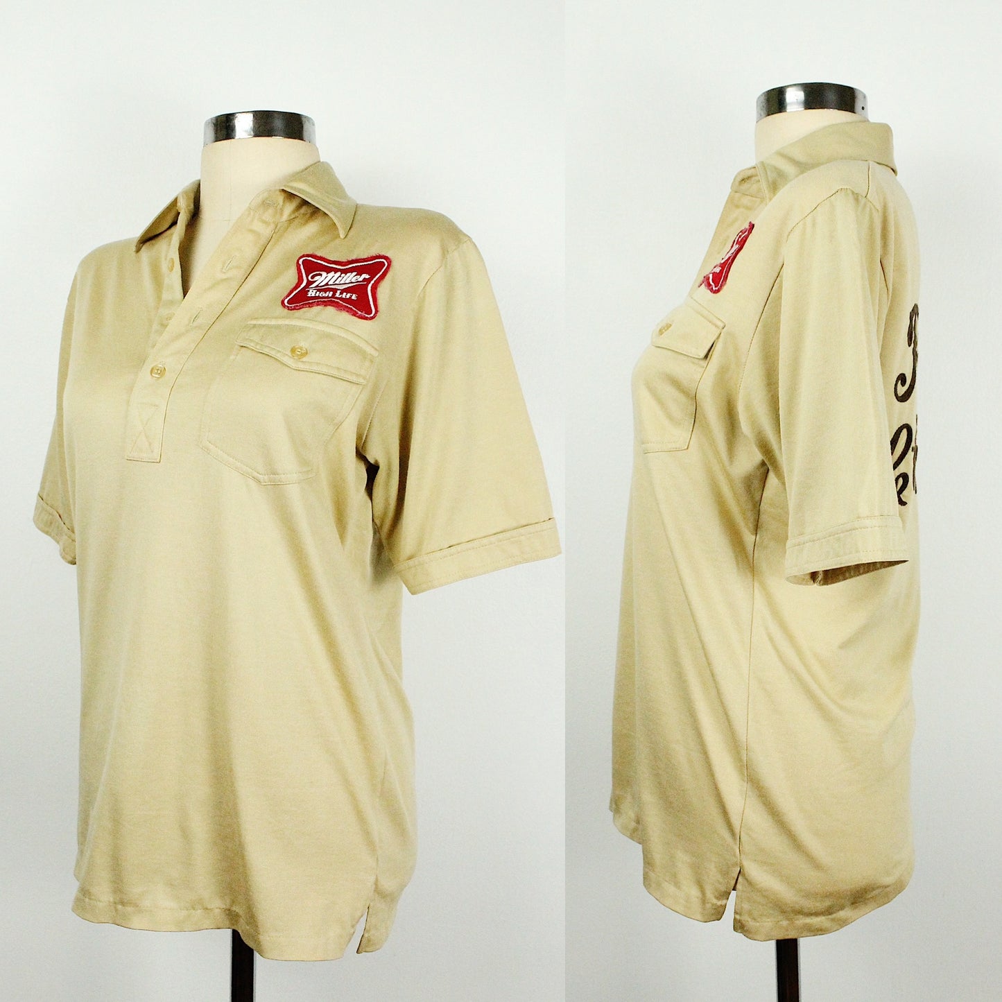 60s Beige Miller High Life Shirt