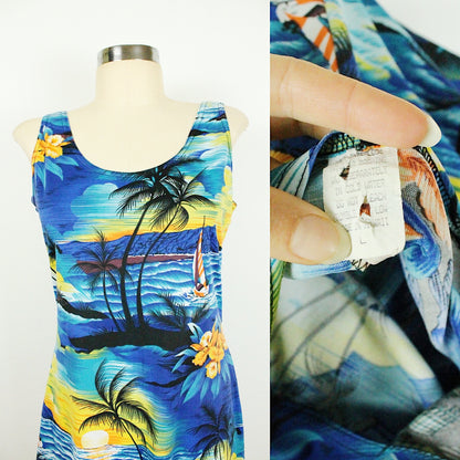 80s Tropical Vaca Dress