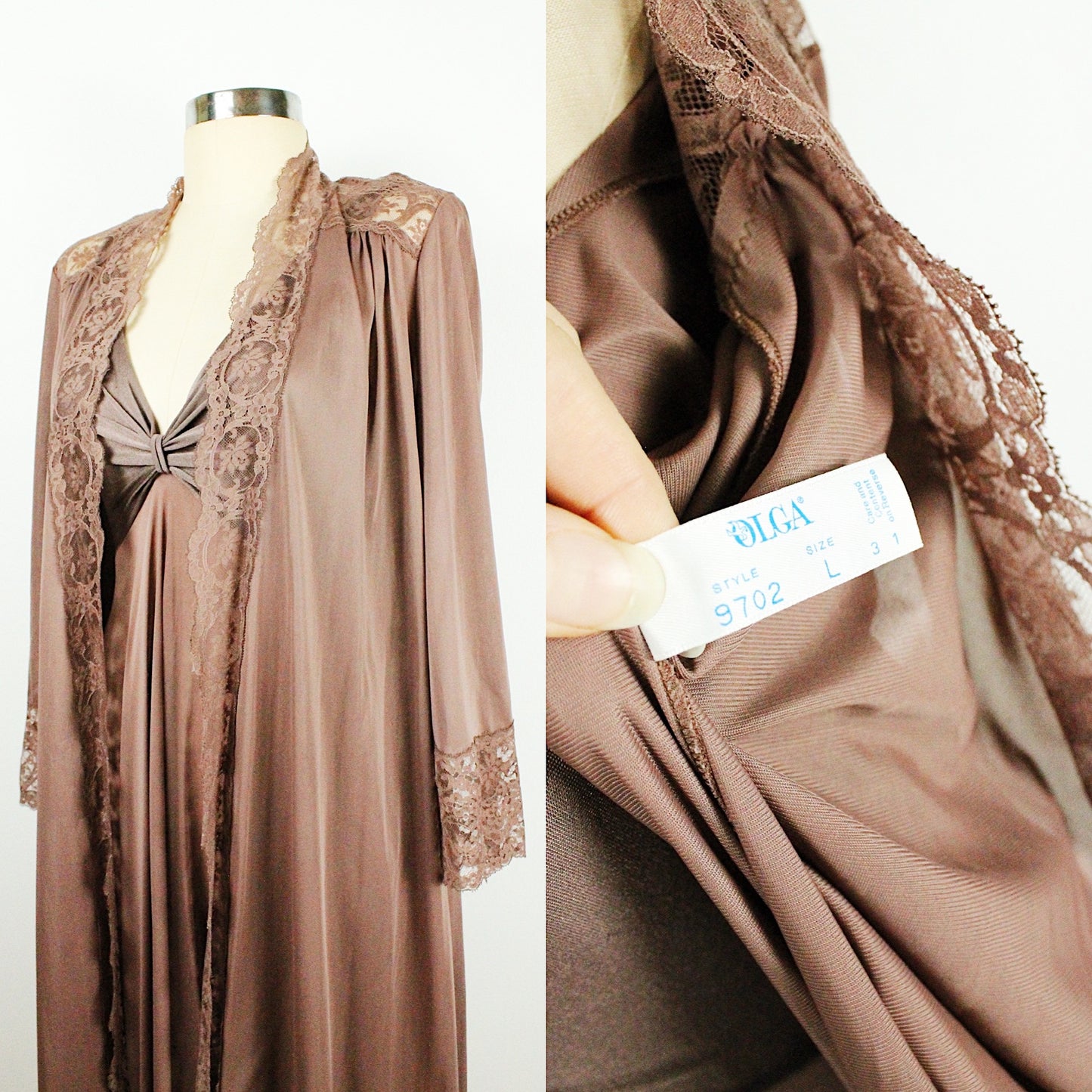 70s Brown Two Piece Slipset