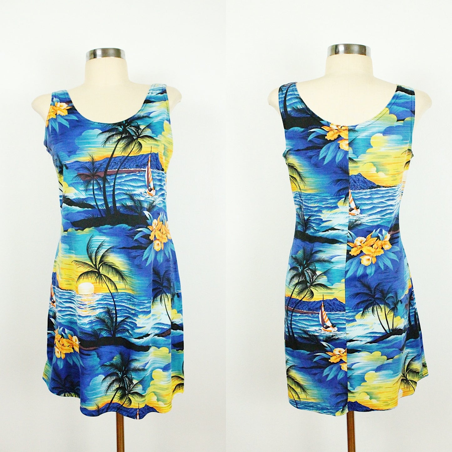 80s Tropical Vaca Dress